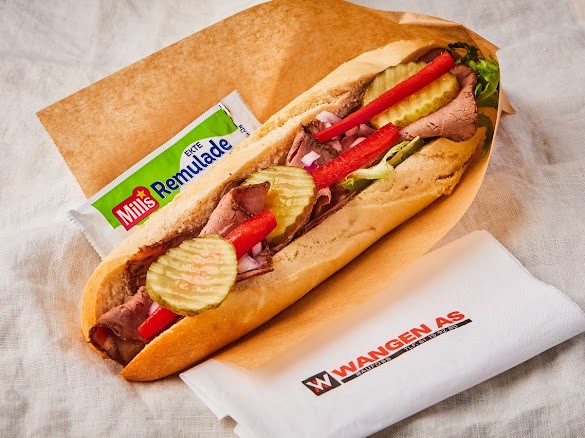 Baguett med roastbeef